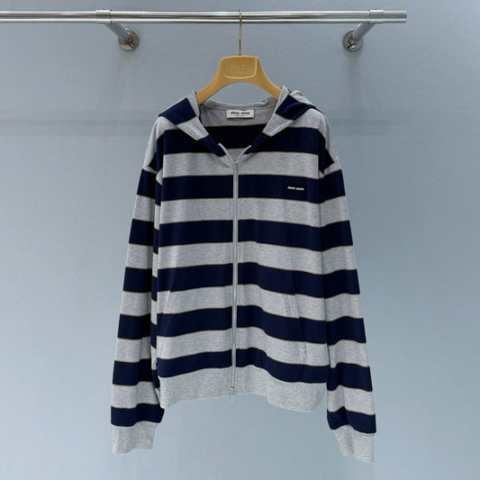 MIUMIU 26S ZIP UP HOODIE 898