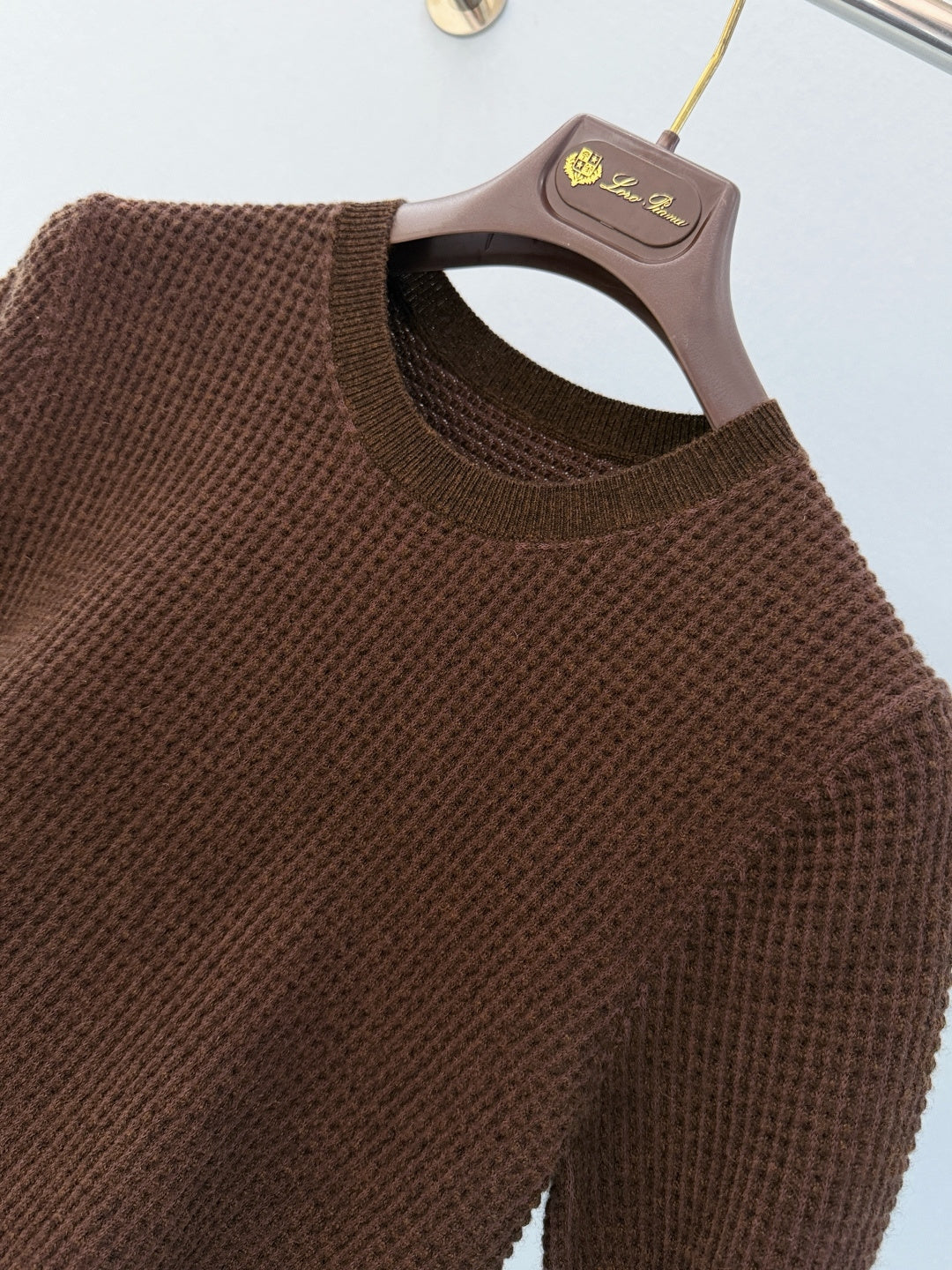 LORO PIANA 26S SHORT SLEEVE KNIT T-SHIRT 692