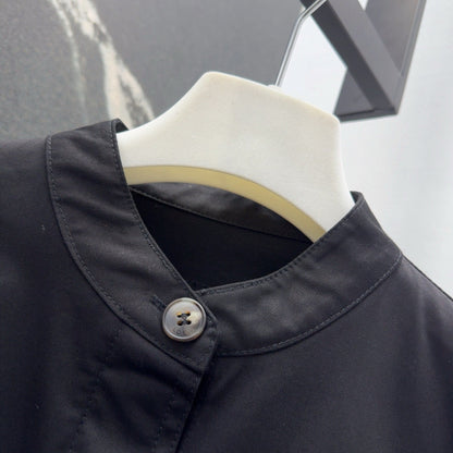 Loewe 25 Shirt Dress Black Cotton