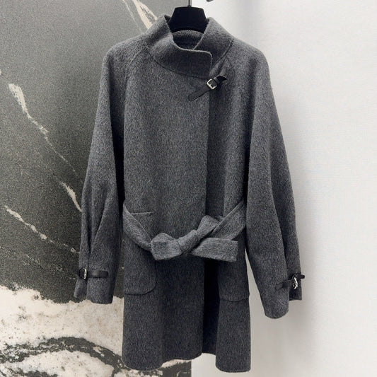 HERMES 25S CROPPED STAND-COLLAR JACKET 445