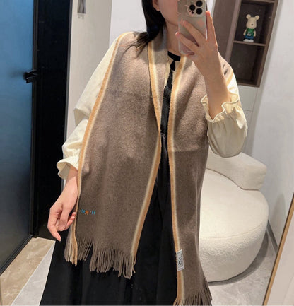 HERMES 25S SCARF 180 IN CASHMERE 989876