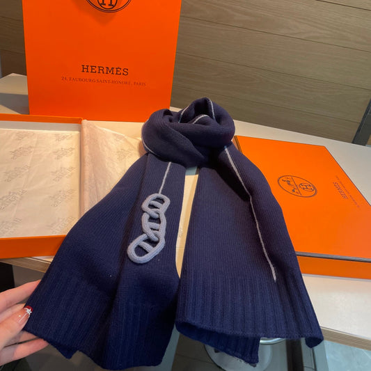 HERMES 25S SCARF 175 IN CASHMERE 992039