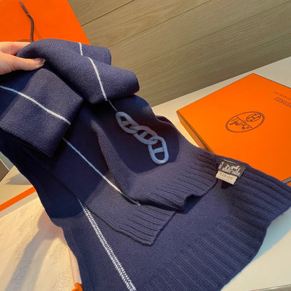 HERMES 25S SCARF 175 IN CASHMERE 992039
