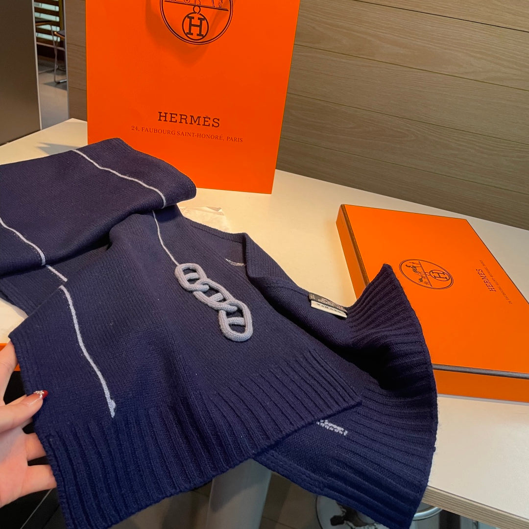 HERMES 25S SCARF 175 IN CASHMERE 992039