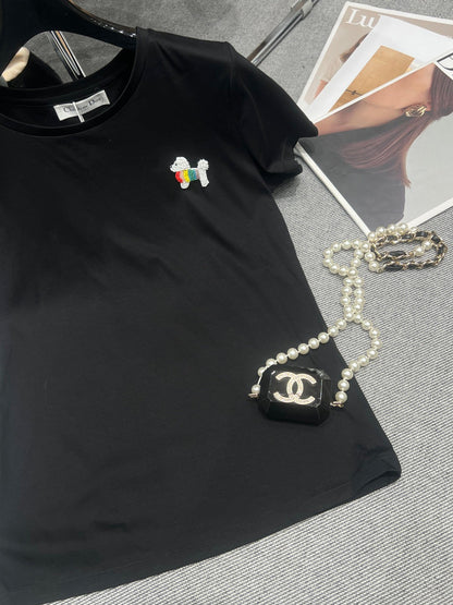 DIOR 26S SHORT-SLEEVE CREW-NECK T-SHIRT 1110