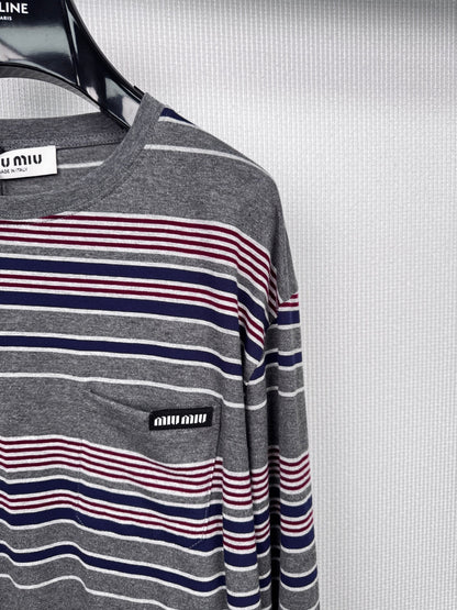 MIUMIU LONG-SLEEVE T-SHIRT STYLE 554