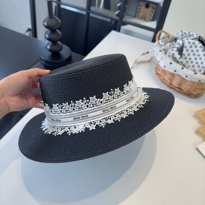 MIUMIU VINTAGE STRAW HAT STYLE 48