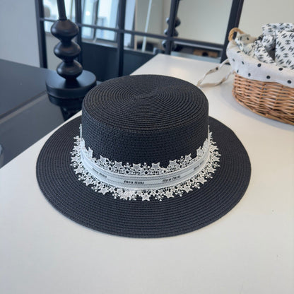 MIUMIU VINTAGE STRAW HAT STYLE 48