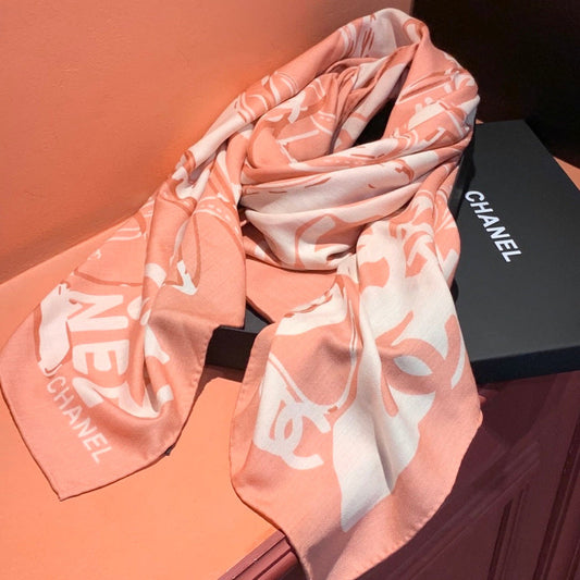 CHANEL 25S SCARF 135 IN CASHMERE 991694