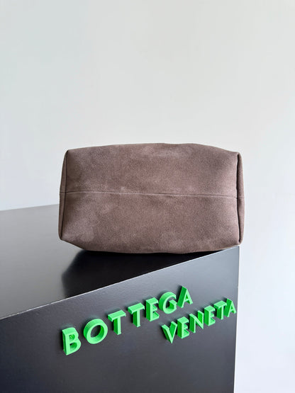 BOTTEGA VENETA 25S SMALL PINACOTECA REVERSIBLE BAG 24 IN LIGHT BLUE CALFSKIN