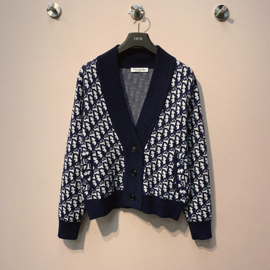 DIOR 25S V-NECK KNIT CARDIGAN 696