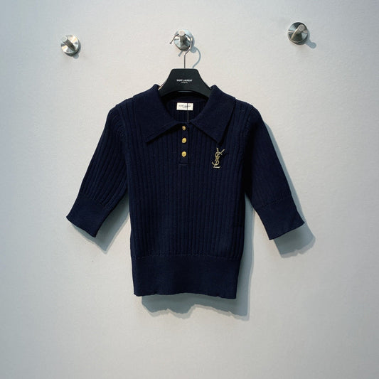 YSL 26S KNIT POLO SHIRT 235