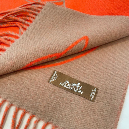 HERMES 25S SCARF 195 IN CASHMERE 989853