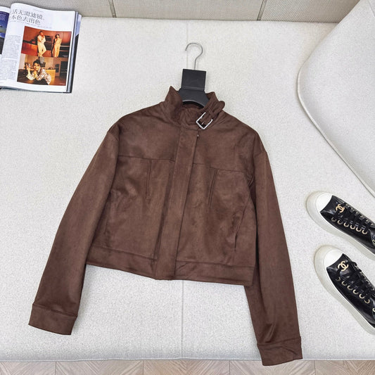 HERMES 25S SUEDE JACKET 344