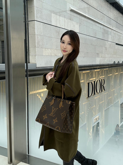 HERMES 25S REVERSIBLE LONG COAT 239