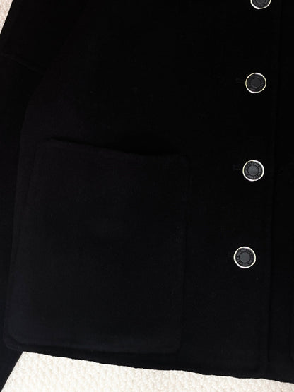 HERMES 25S SHORT CASHMERE COAT 211