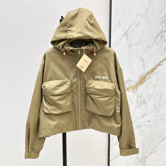 MIUMIU 26S HOODED JACKET 960