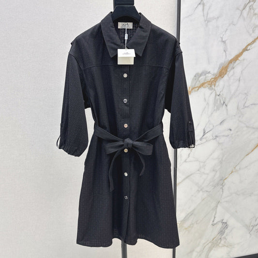 HERMES 26S HIGH NECK DRESS 517