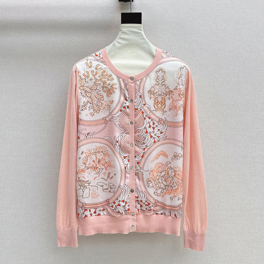 HERMES 26S KNIT CARDIGAN 498
