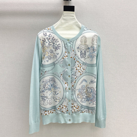 HERMES 26S KNIT CARDIGAN 497