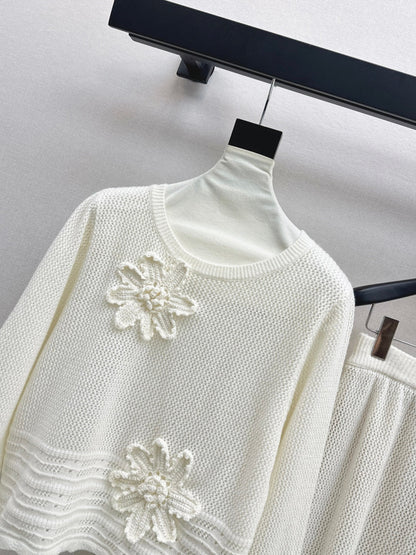 VALENTINO 26S SWEATER AND SKIRT SET STYLE 77