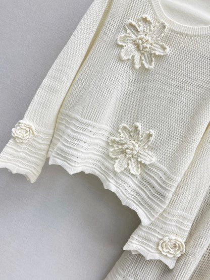 VALENTINO 26S SWEATER AND SKIRT SET STYLE 77