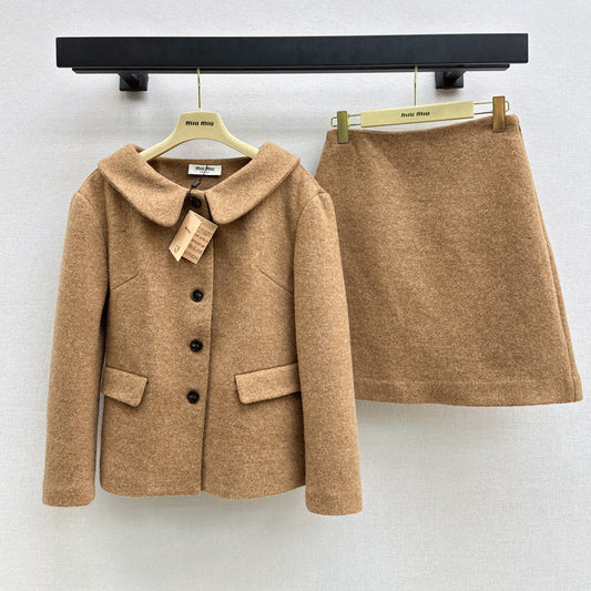 MIUMIU 26S WOOL TWO PIECE SET 959