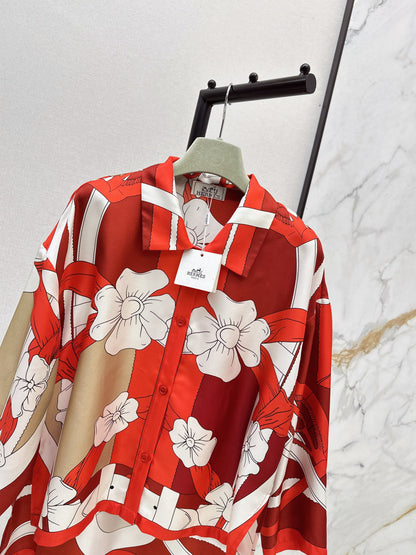 HERMES 25S SILK SHIRT 329