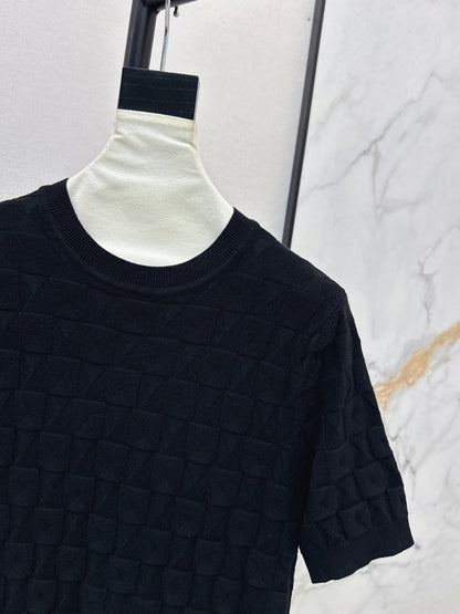 HERMES 26S SHORT SLEEVE SWEATER 546
