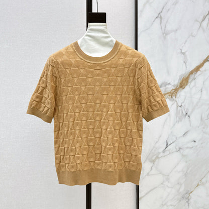 HERMES 26S SHORT SLEEVE SWEATER 545