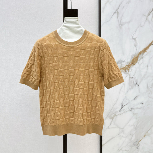 HERMES 26S SHORT SLEEVE SWEATER 545