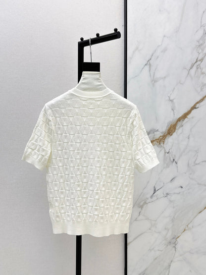 HERMES 26S SHORT SLEEVE SWEATER 544