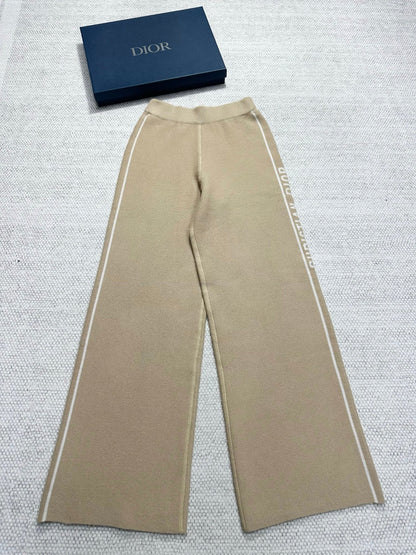 DIOR 26S REVERSIBLE WIDE-LEG PANTS 977