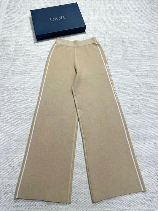 DIOR 26S REVERSIBLE WIDE-LEG PANTS 977