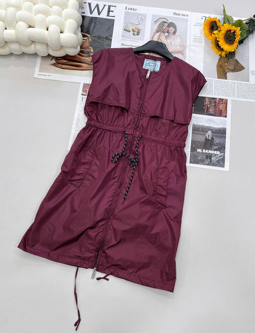 PRADA 25S ELASTIC WAIST SKIRT 305