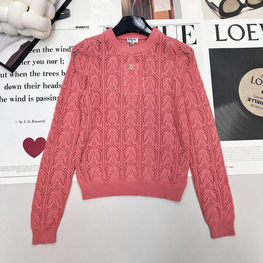 CHANEL 25S LONG-SLEEVE SWEATER 442
