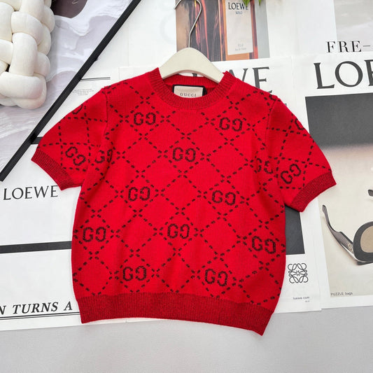 GUCCI SHORT-SLEEVE KNIT TOP STYLE 24