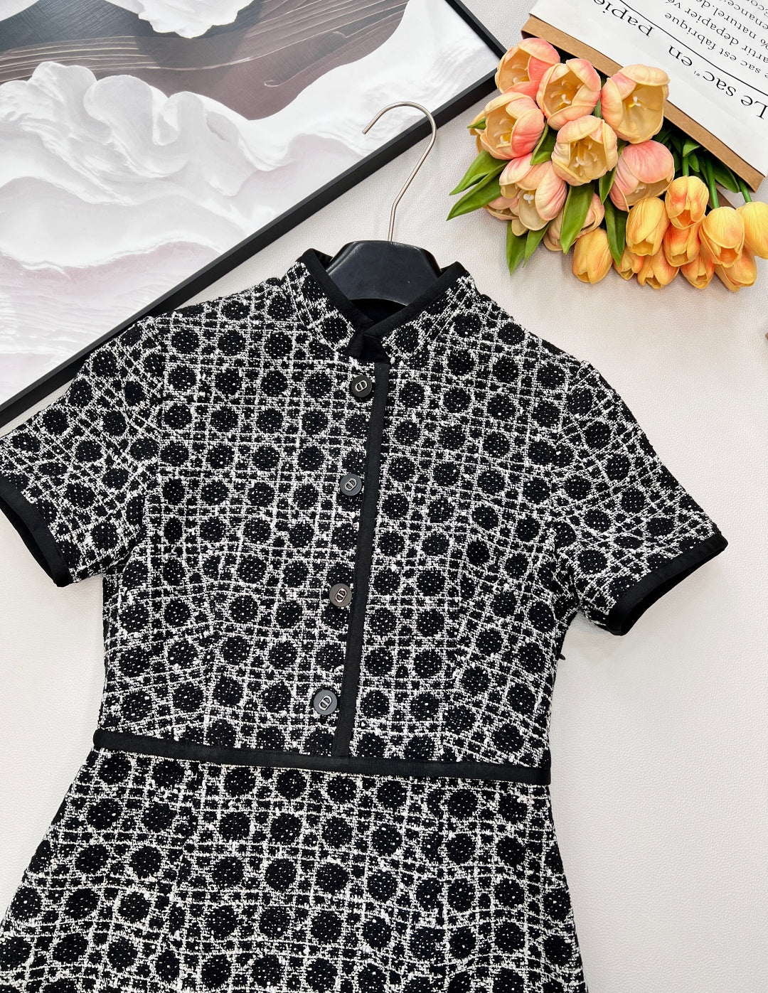 DIOR 26S SHORT-SLEEVE DRESS 979
