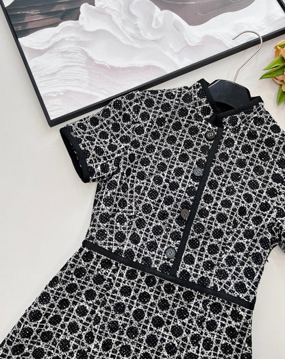 DIOR 26S SHORT-SLEEVE DRESS 979