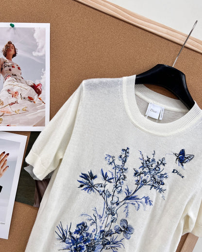 DIOR 26S SHORT-SLEEVE SWEATER 1194