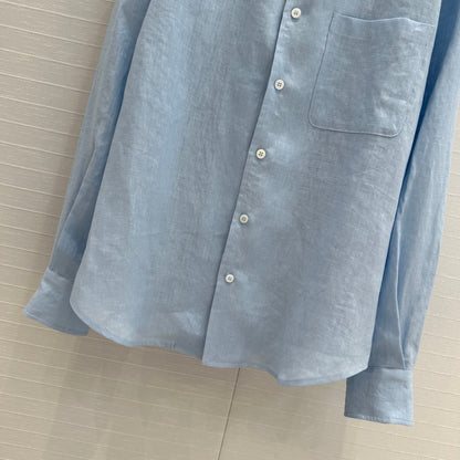 LP BLUE LINEN SHIRT 264280