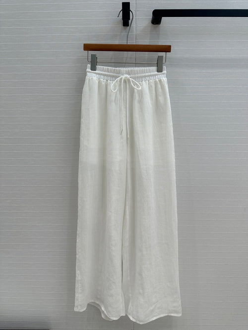 ZIMMERMANN LINEN LACE PANTS 276101