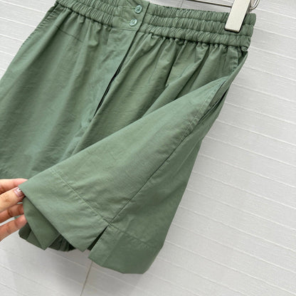 Loewe Short Green Cotton