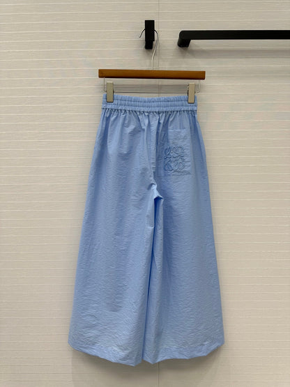 Loewe Pants Blue Cotton