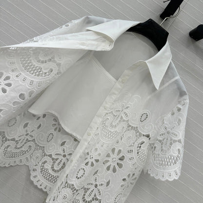 VLTN LACE SHIRT 268281