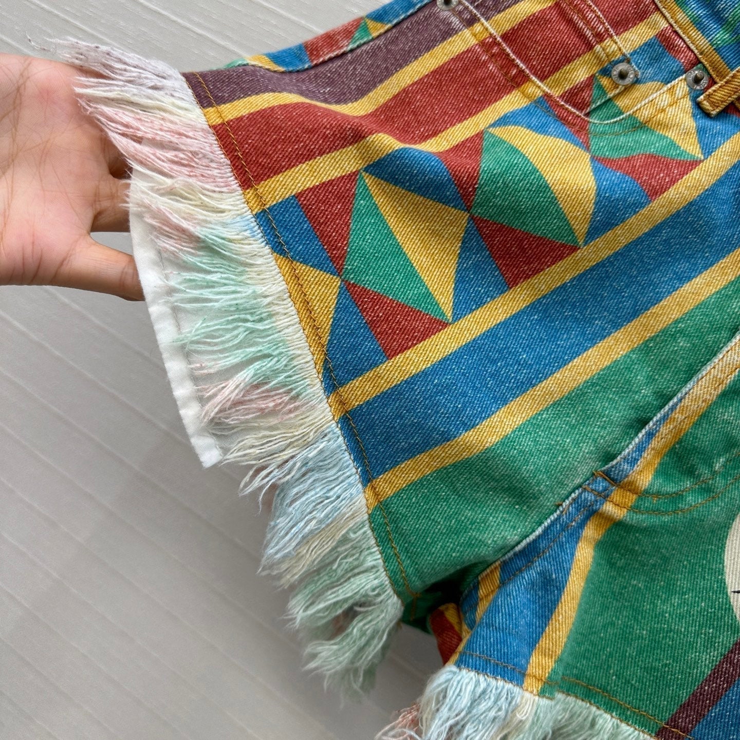 Loewe Short Multicolor Cotton
