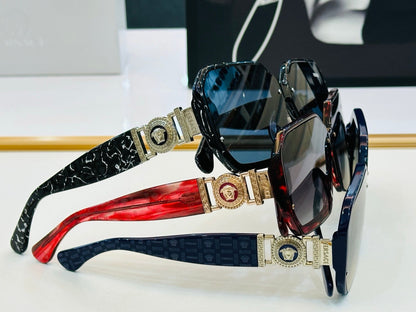 MEDUSA BIGGIE RECTANGULAR FRAME SUNGLASSES VE6755 IN ACETATE