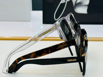 SIGNATURE SQUARED FRAME SUNGLASSES VE4526 IN ACETATE