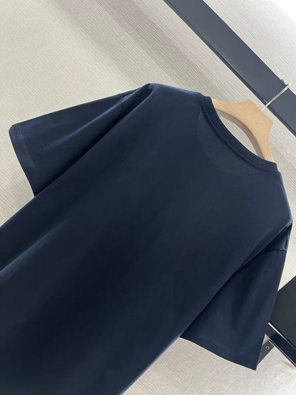 LOEWE T-SHIRT WITH FLORAL EMBROIDERY 274666