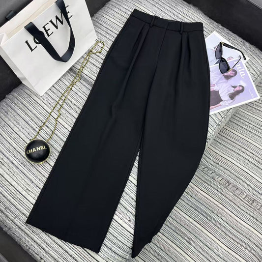 LOEWE STRAIGHT-LEG PANTS WITH EMBROIDERED LOGO 274390
